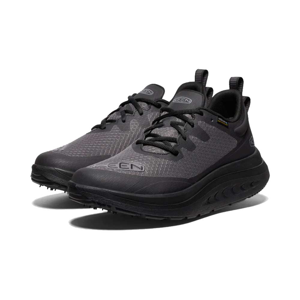 Men's WK400 Walking Shoe WP - Black/Black- Regular (D)