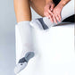 Elite Light Cushion Mini Crew Sock - White S24
