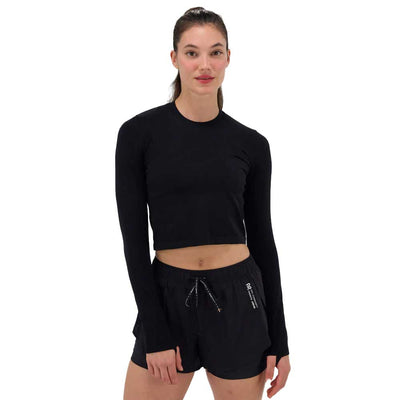 Women's Mercury Seamless Long Sleeve  - Black