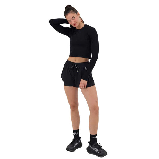 Women's Mercury Seamless Long Sleeve  - Black