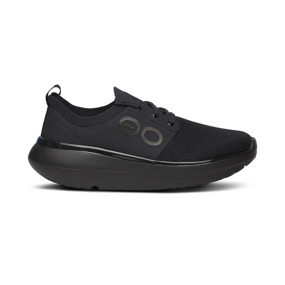 Women's OOmy Stride Recovery Shoe - Black/Black - Regular (B)