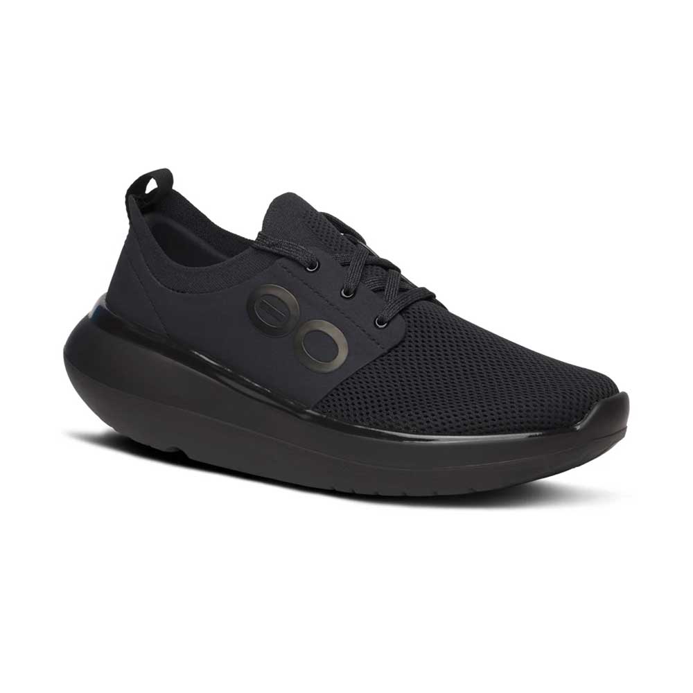 Women's OOmy Stride Recovery Shoe - Black/Black - Regular (B)