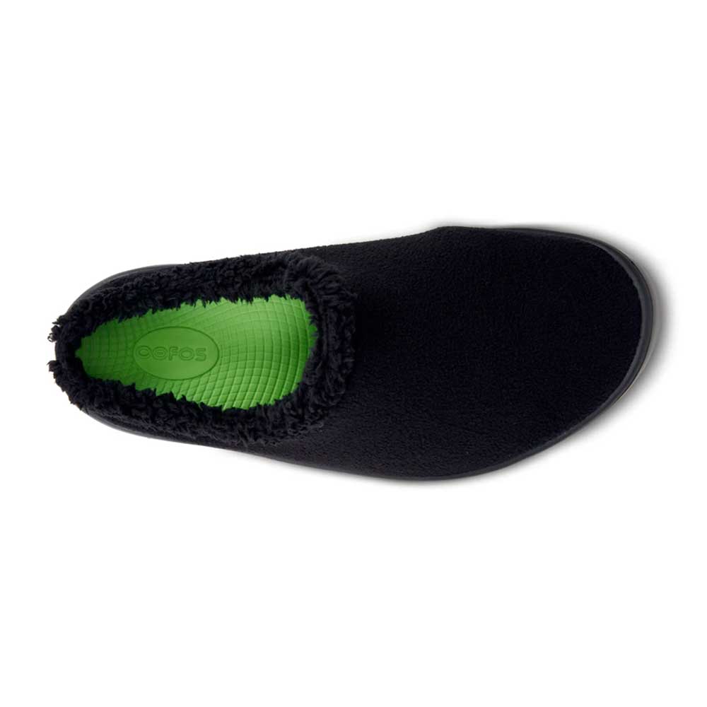 Oofos | OOcoozie Mule | Mens | Black - Confluence Running Company Oofos | OOcoozie Mule | Mens | Black - Confluence Running Company