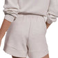 Women's Atrium High Rise Short 4.5" - Ivory Marl
