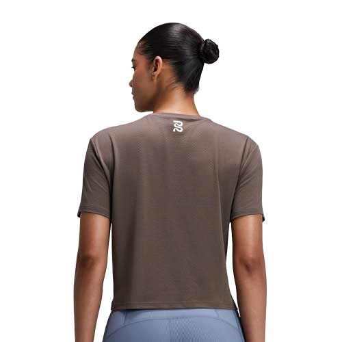Women's Micromesh Cropped Tee - Cocoa