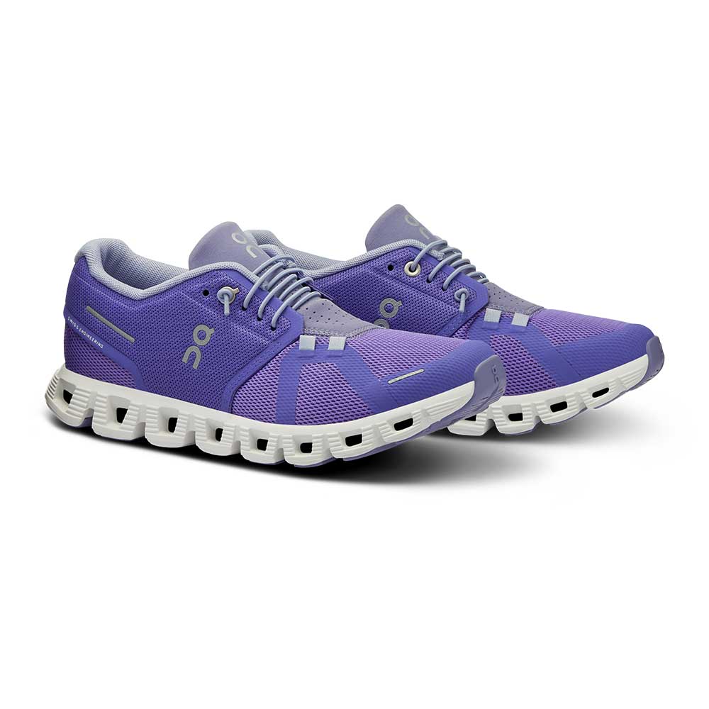 Women's Cloud 5 Running Shoe - Blueberry/Feather - Regular (B)
