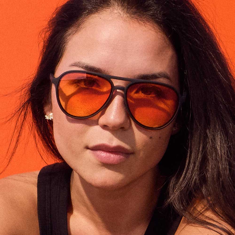 Clear & Resin Danger Sunglasses