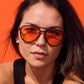 Clear & Resin Danger Sunglasses