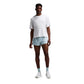 Men's Split Shorts - Uneven Horizontal Gradient Lagoon/Mist