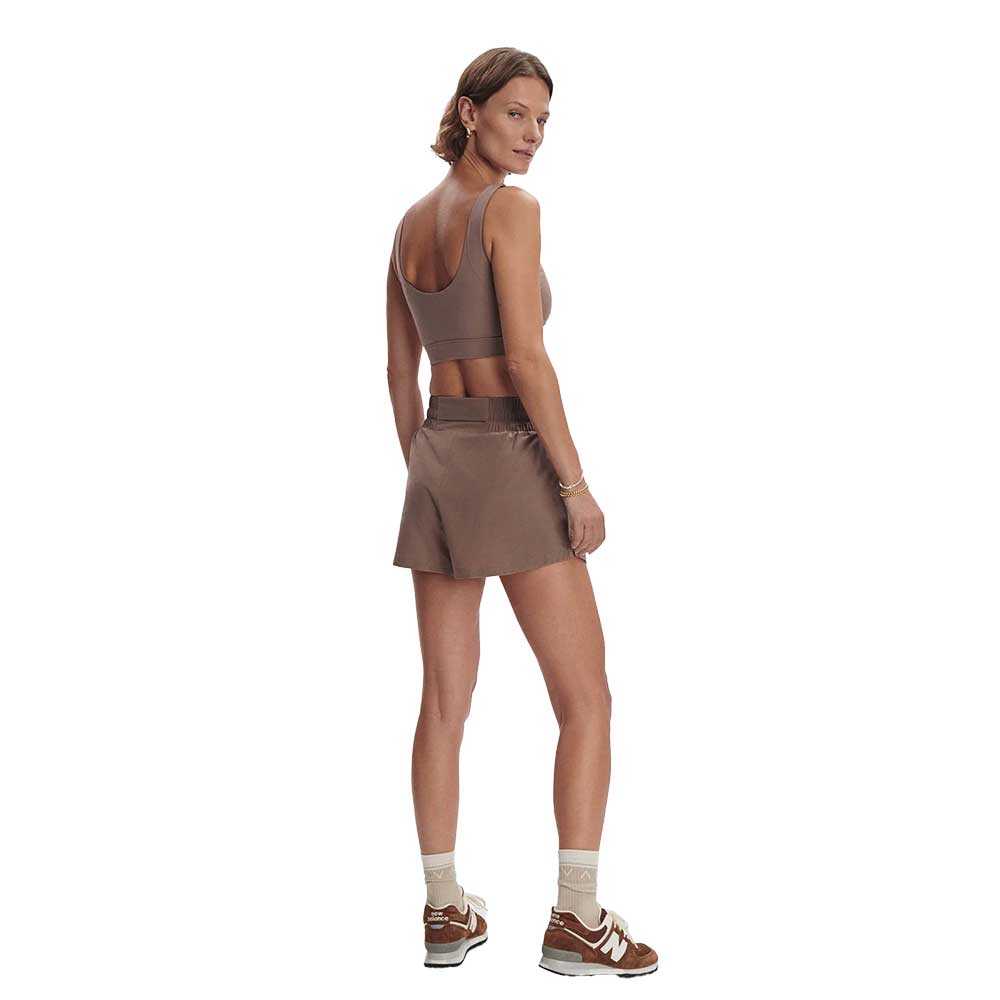 Women's Kallin Running Short 3" - Deep Taupe