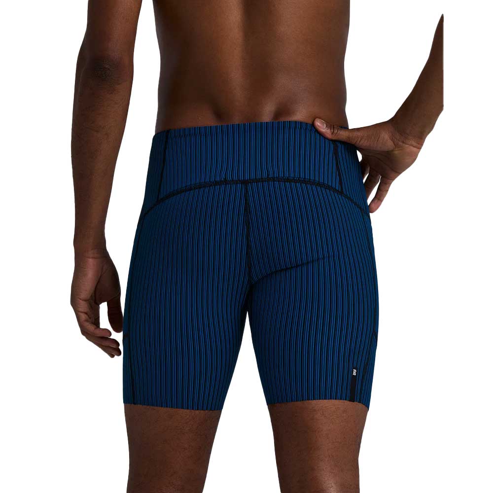 Men's Striped Cadence™ Next Gen 7 Pocket Quarter Tight - Ink Blue/Black