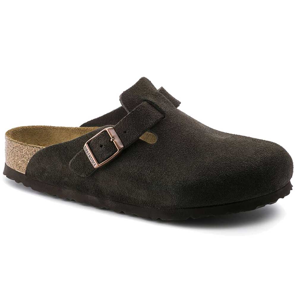 Boston Soft Footbed Suede - Mocha - Medium/Narrow