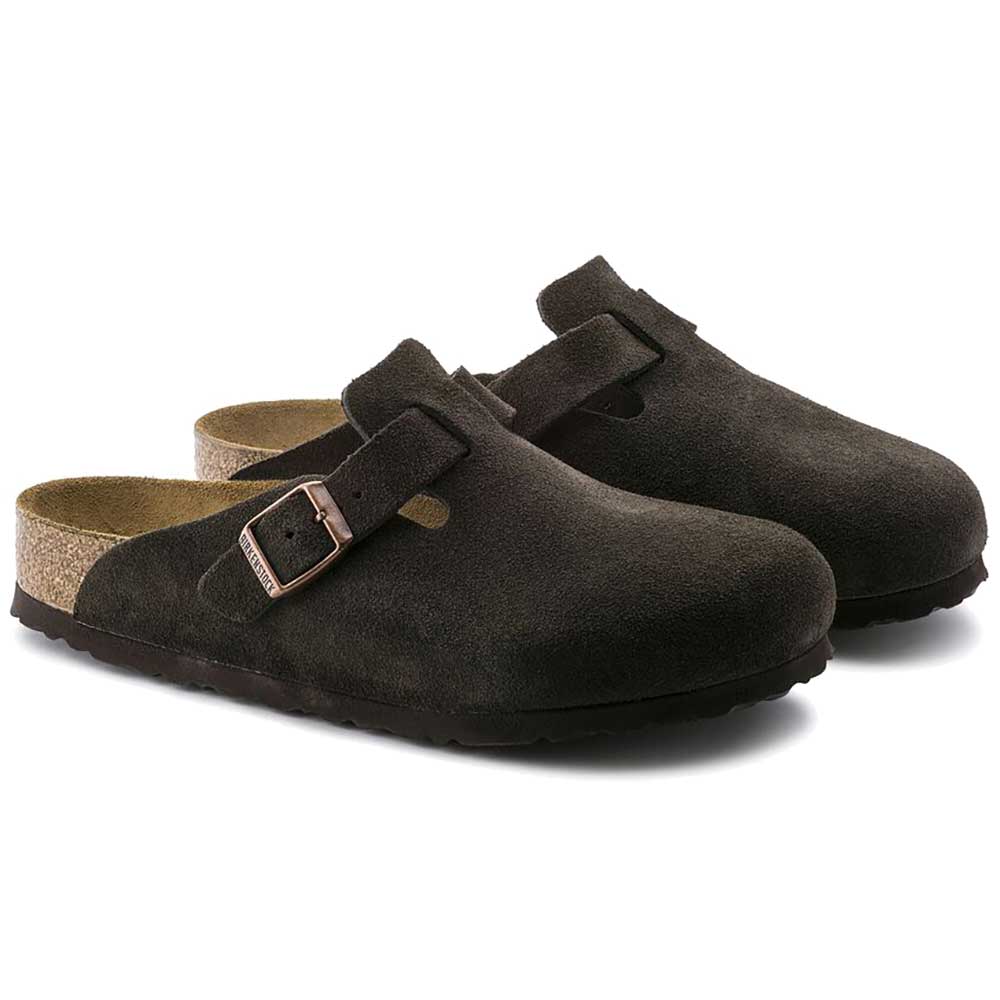 Boston Soft Footbed Suede - Mocha - Medium/Narrow