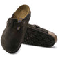 Boston Soft Footbed Suede - Mocha - Medium/Narrow