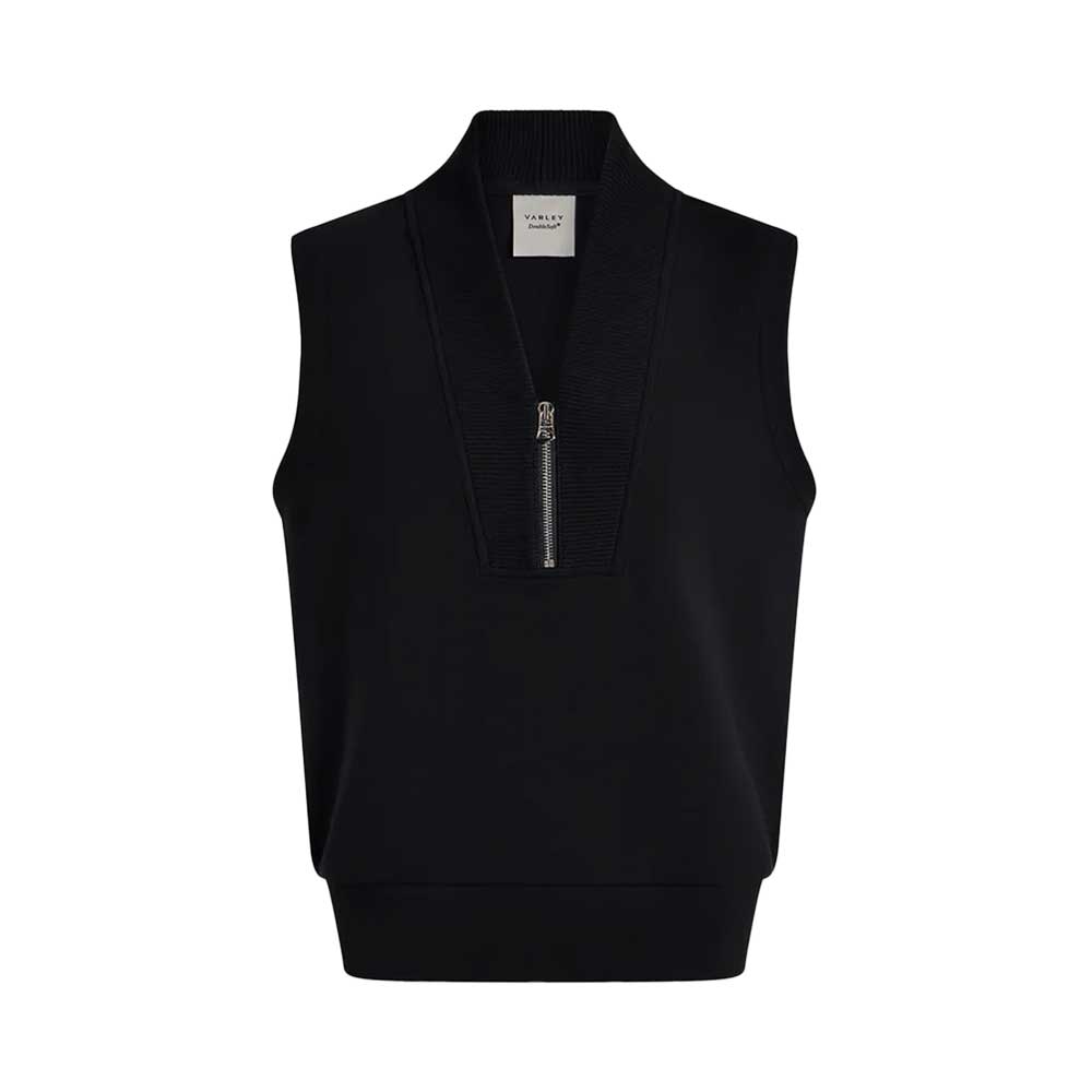 Women's Beau Sleeveless 1/2 Zip - Black