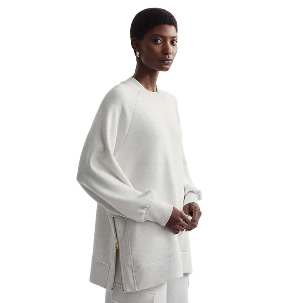 Women's Nicole Boyfriend Sweat - Ivory Marl