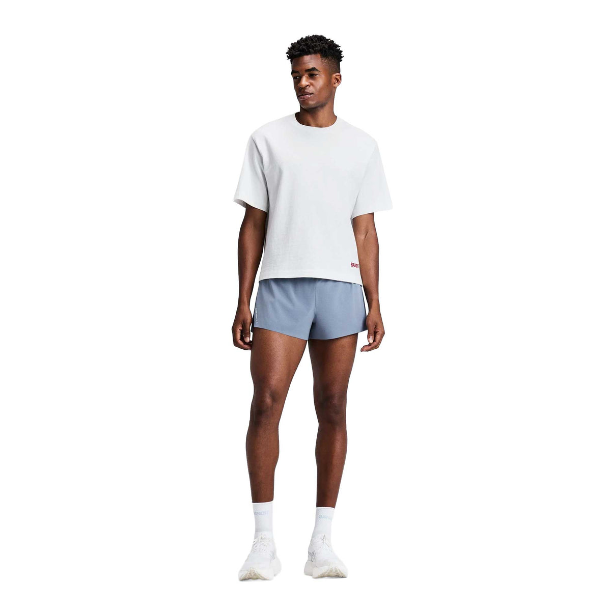 Crewneck Heavyweight Abbreviated Tee - White