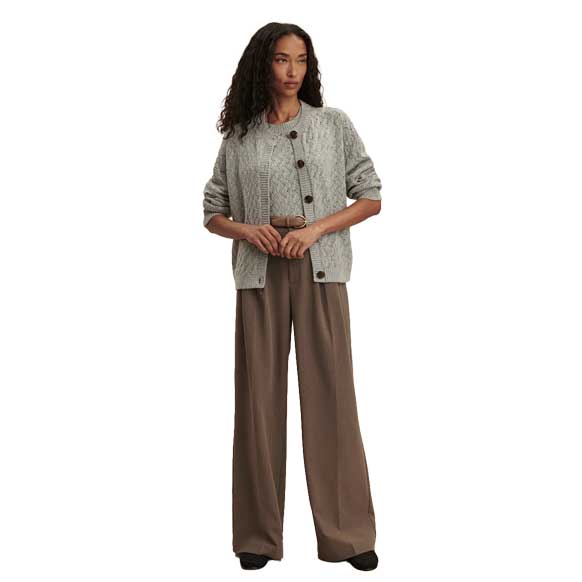 Women's Hossler Knit Cardigan - Grey Melange