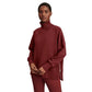 Women's Barker High Neck Sweat - New Maroon