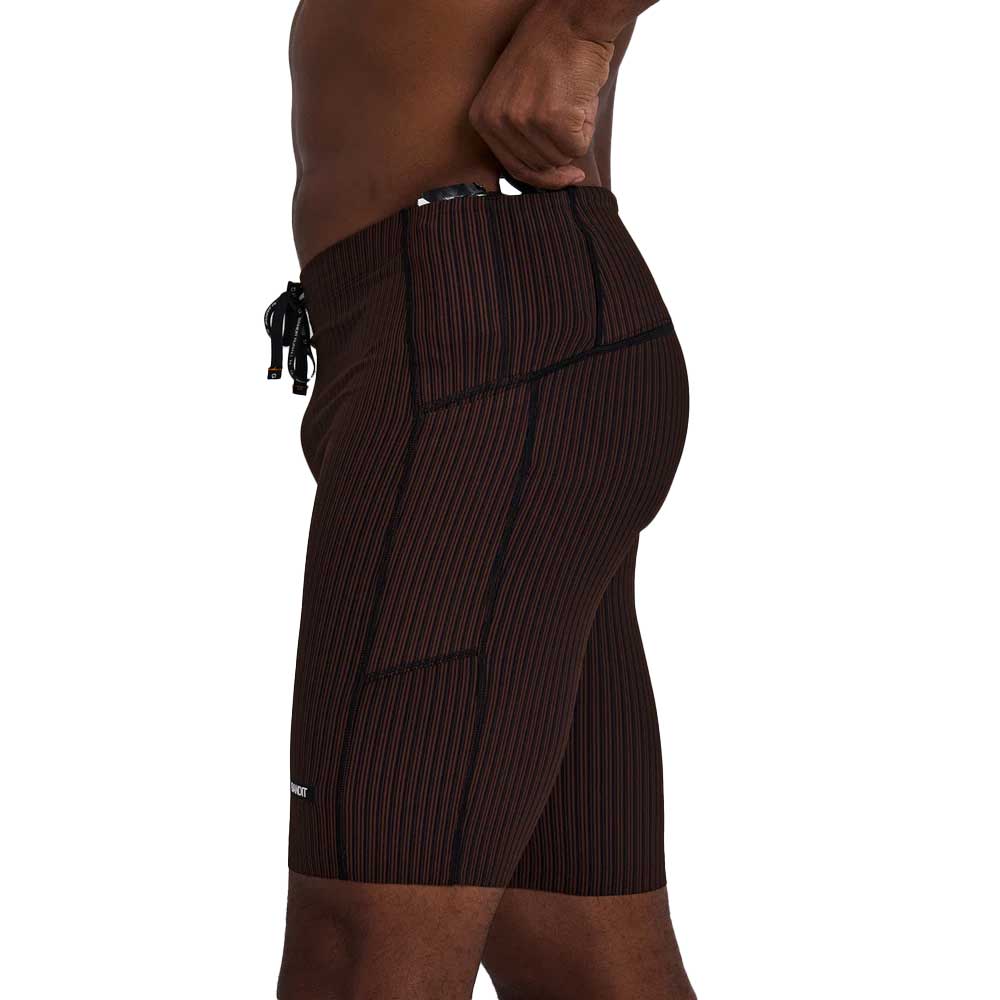 Men's The Re Engineered Half Tight Variegated Stripe Cadence - Cacao/Bandit Black