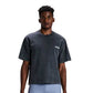 Crewneck Heavyweight Abbreviated Tee - Black Chroma Wash