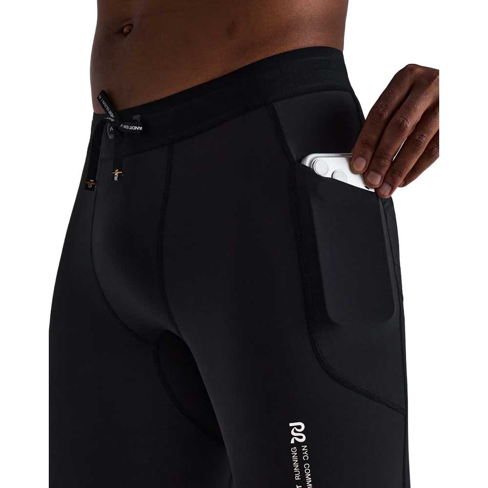 Men's SoLite 5 Pocket 1/2 Tights - Black