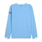 Men's Manchster City FC Home LS Jersey Replica - Team Light Blue/Puma White