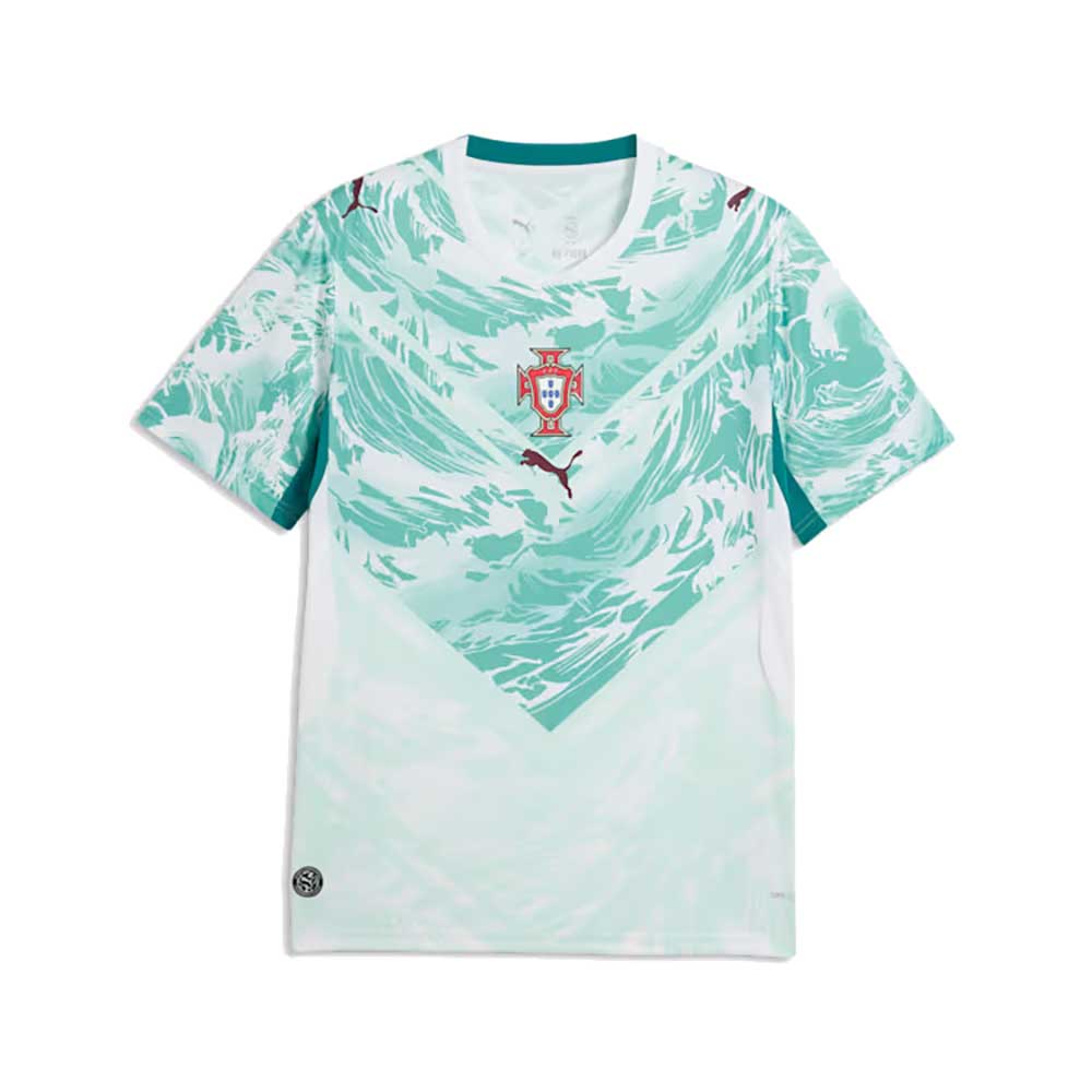 Men's FPF Replica Away Jersey - Puma White/Green Lagoon