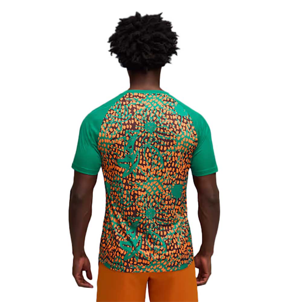 FIF Warm Up Jersey - Sport Green/Chocolate Brown