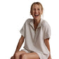 Women's Ritchie Short Sleeve Sweat - Ivory Marl