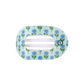 Flat Round Hair Clip Medium - Blue Marigold