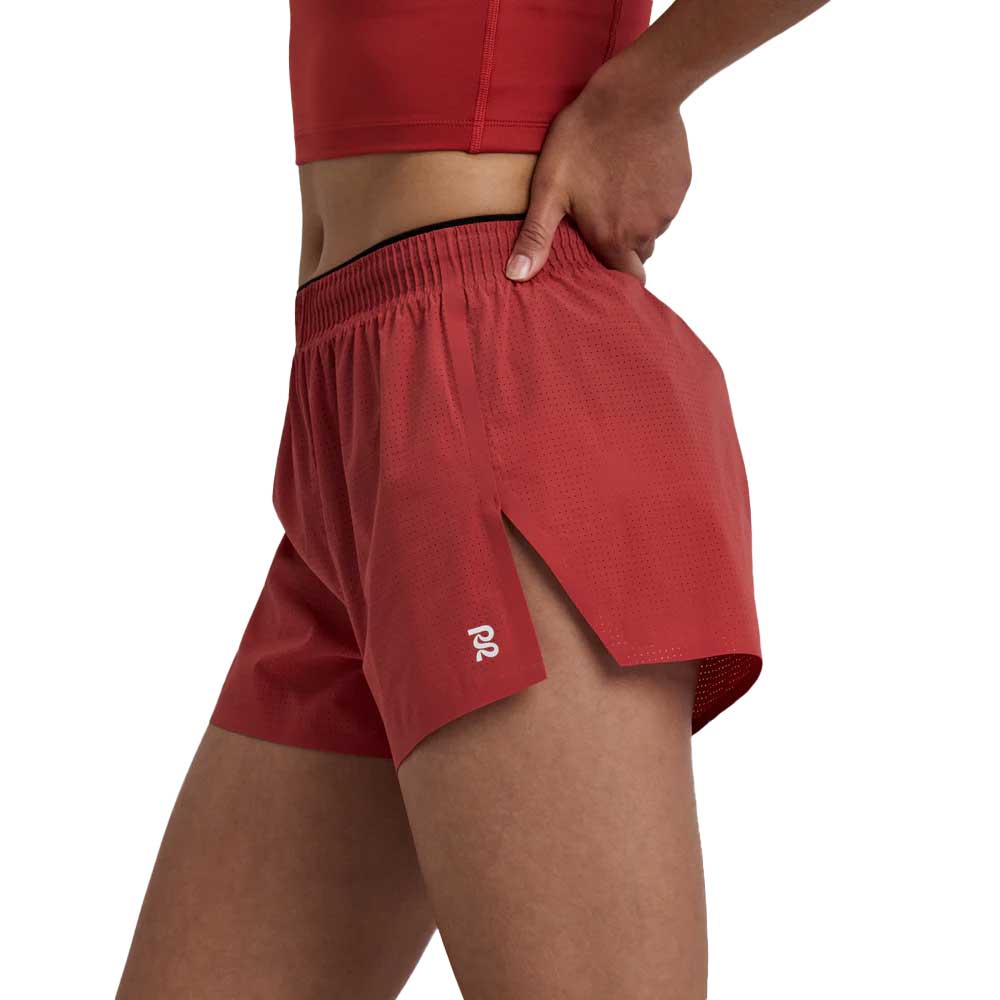 Women's Vento Bonded Ridge Waistband Split Short - Rusted Apricot