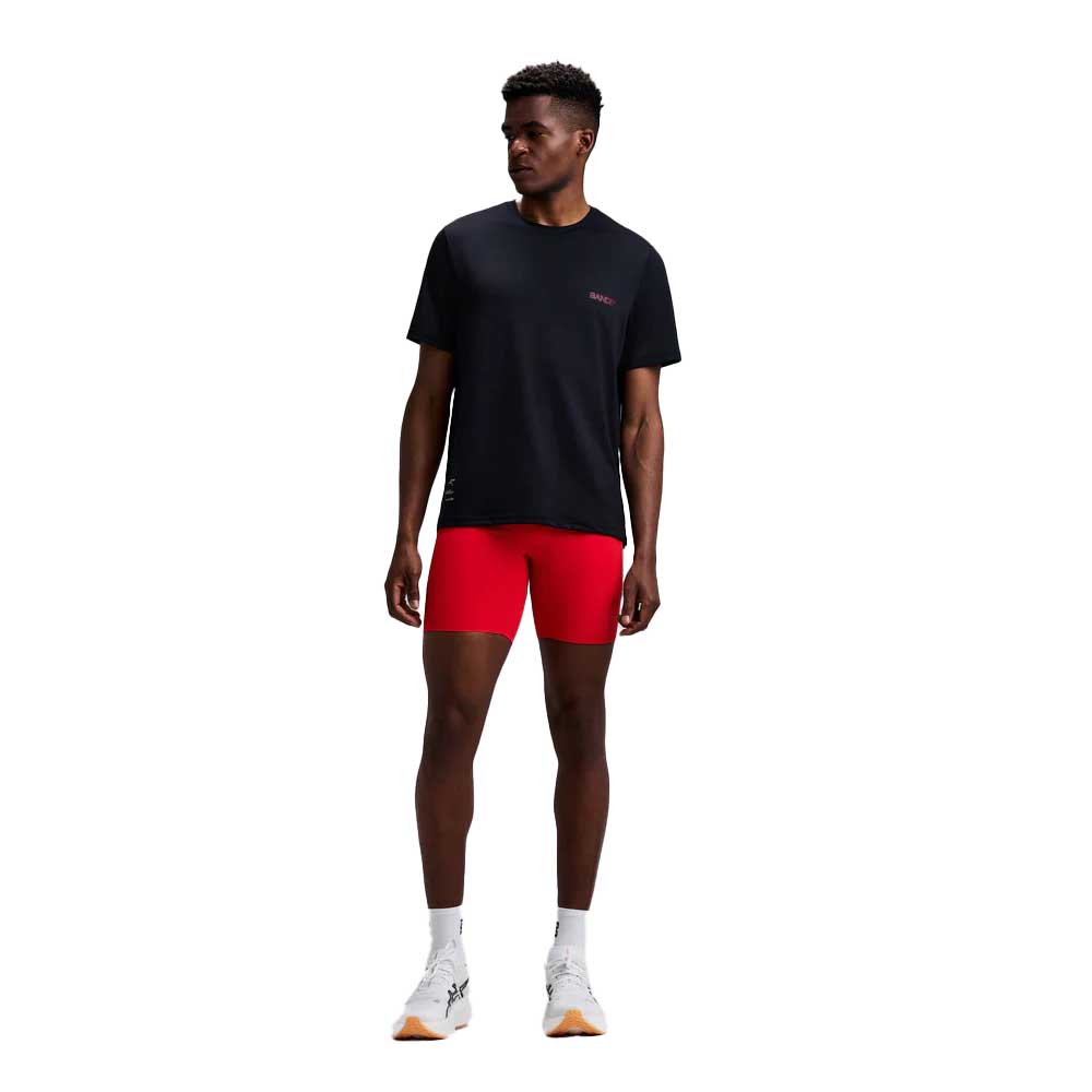 Men's MicroMesh Short Sleeve Run Tee - Black