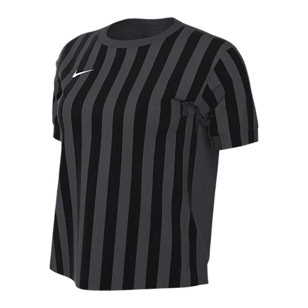 Women's Short Sleeve Striped Division IV Jersey - Black