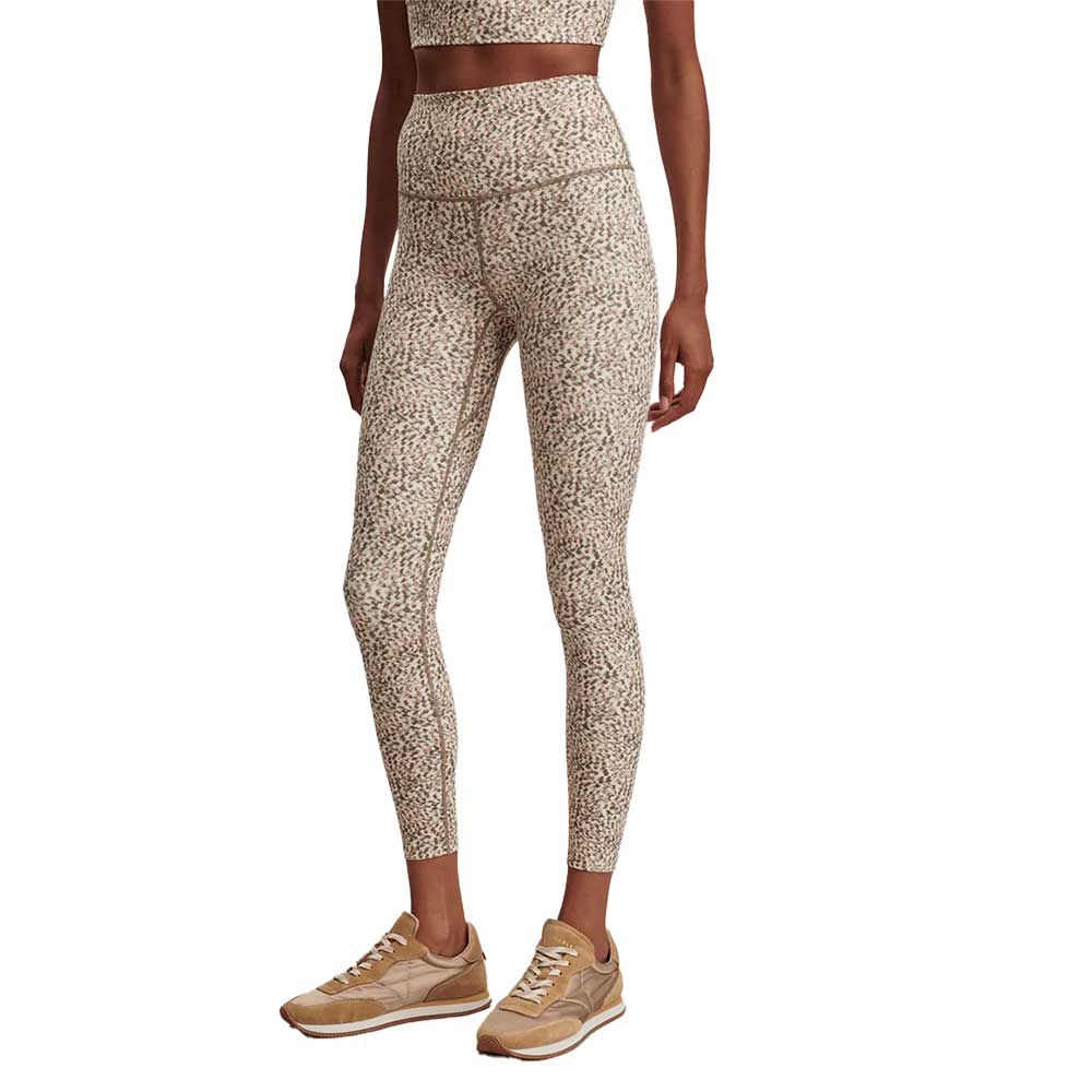 Women's Free Soft High-Rise Legging 25" - Ivory Abstract Feather