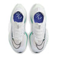 Women's Nike Alphafly 2 Running Shoe - White / Clear Jade / Light Ultramarine / Deep Jungle - Regular (B)
