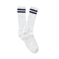 Merino Tube Socks - White/Navy