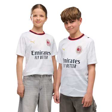 JR ACM Away Jersey Replica - Puma White/Victory Gold