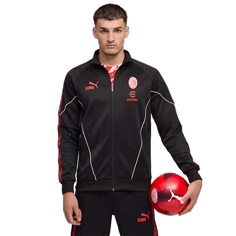 AC Milan KING Anthem Jacket - Puma Black/For All Time Red
