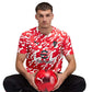 Men's AC Milan Warm Jersey - Puma White/For All Time Red