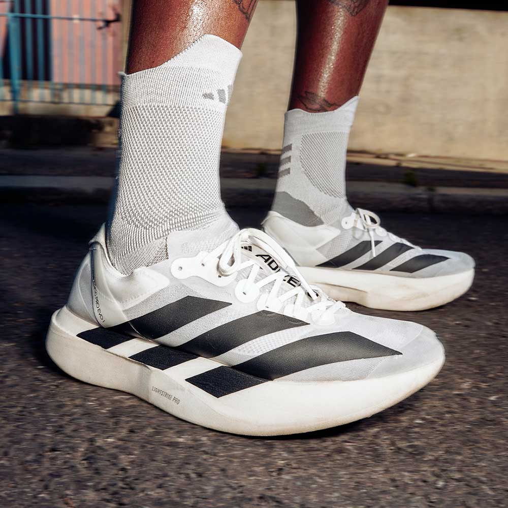 Adizero Adios Pro Evo Running Shoe White/Black Regular (D)