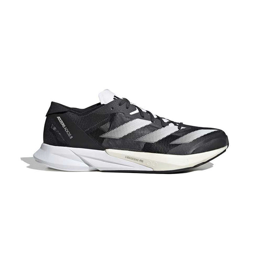 Men's Adizero Adios 8 Running Shoe - Carbon/FTW White/Cblack - Regular (D)