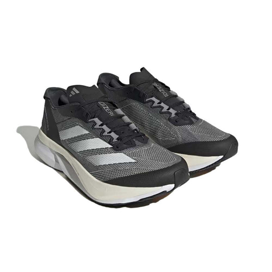 Men's Adizero Boston 12 Running Shoe - Core Black/FTWR White/Carbon - Regular (D)