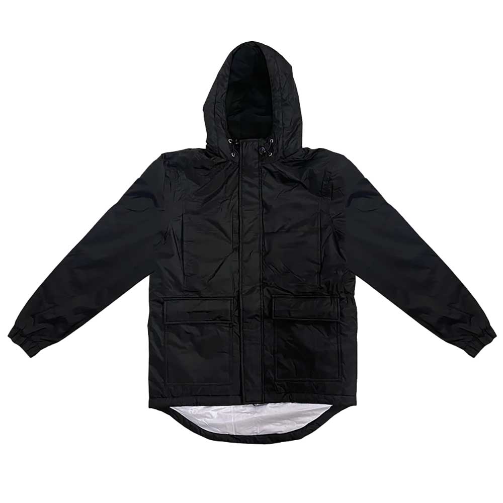 Rival Padded Bench Coat-BLK