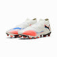 Men's Future 8 Pro FG/AG Soccer Cleat - Puma White/Puma Black/Glowing Red - Regular (D)