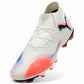 Men's Future 8 Pro FG/AG Soccer Cleat - Puma White/Puma Black/Glowing Red - Regular (D)