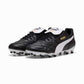 Men's King Top FG/AG Soccer Cleat - Puma Black/Puma White/Puma Gold - Regular (D)