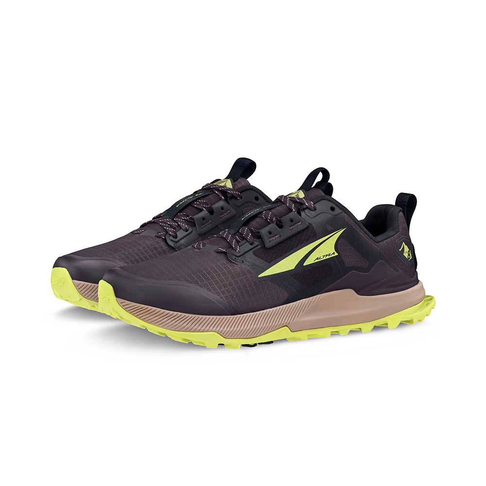 Women's Lone Peak 8 Trail Running Shoe - Dark Purple - Regular (D)