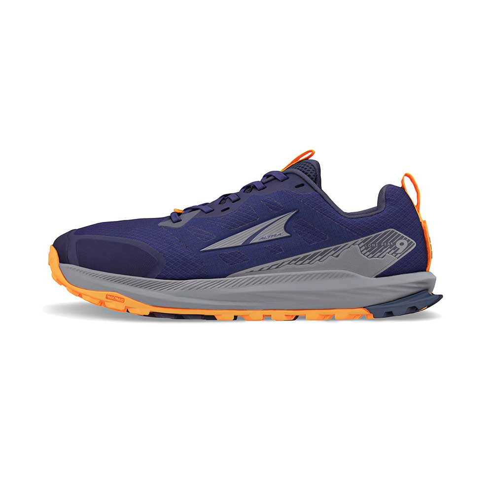 Men's Lone Peak 9 Trail Running Shoe - Navy - Regular (D)