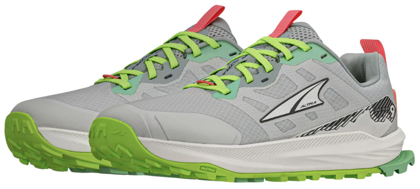 Women's Lone Peak 9 - Gray/Lime - Regular (B)